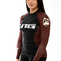 Rash Guards Feminina ITG Manga Longa Marrom - imagem 2