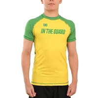 Rash Guard Infantil Brasil Amarela - imagem 3