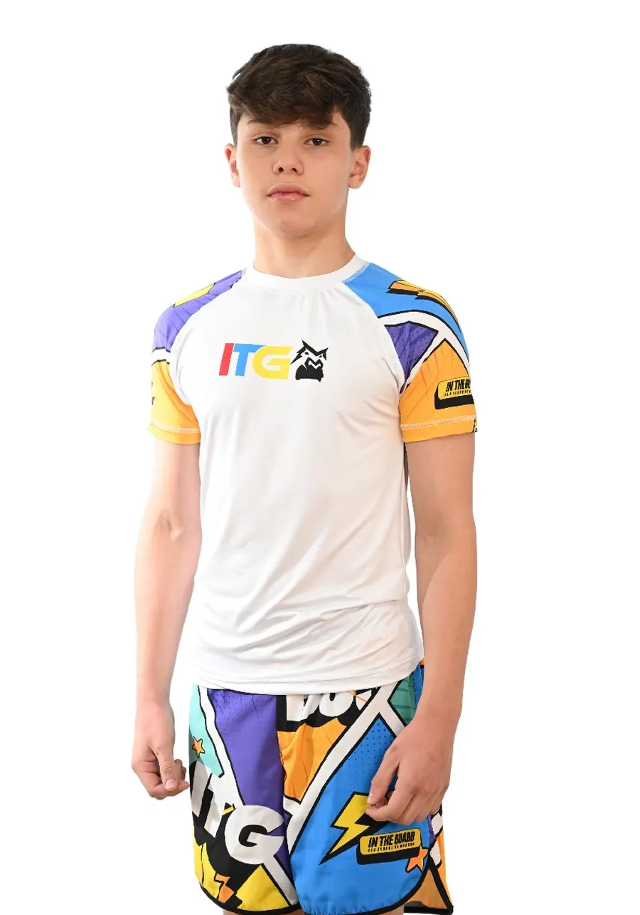 Rash Guard Infantil Colors Branca