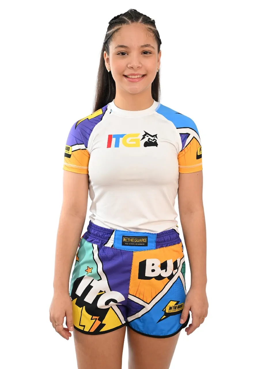 Rash Guard Infantil Colors Branca