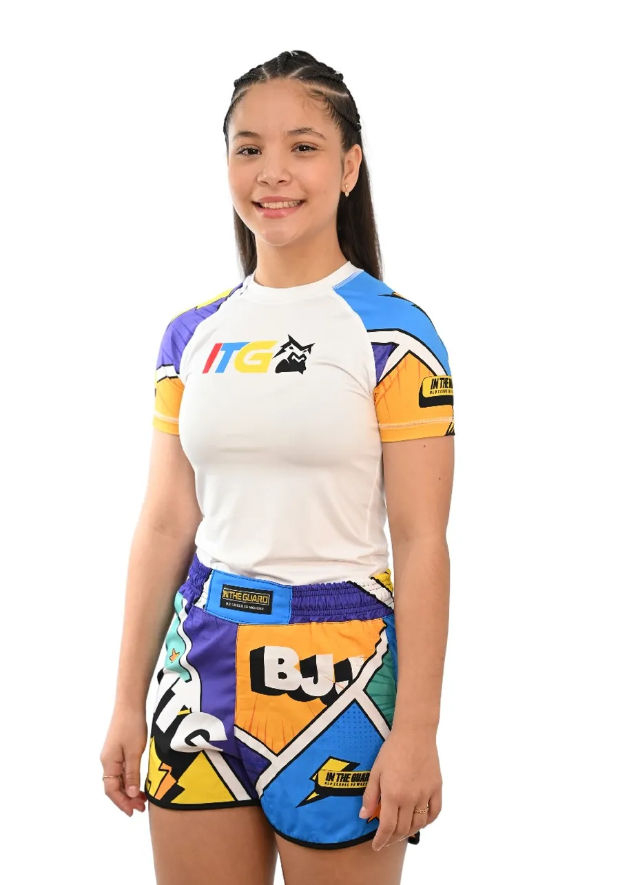 Rash Guard Infantil Colors Branca