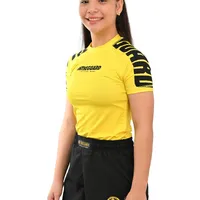 Rash Guard Infantil Cores Faixas Amarelo - imagem 3