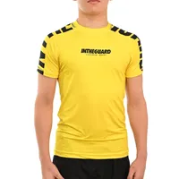 Rash Guard Infantil Cores Faixas Amarelo - imagem 1