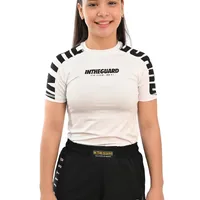 Rash Guard Infantil Cores Faixas Branca - imagem 3