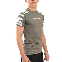 Rash Guard Infantil Cores Faixas Cinza - imagem 5