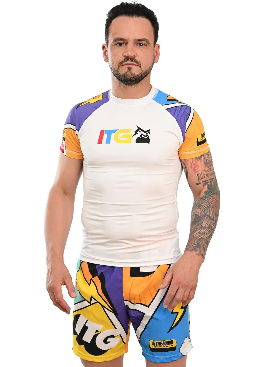 Rash Guard Masculina Colors Branca