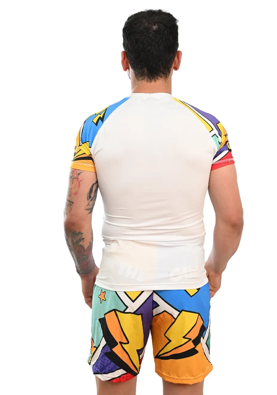 Rash Guard Masculina Colors Branca