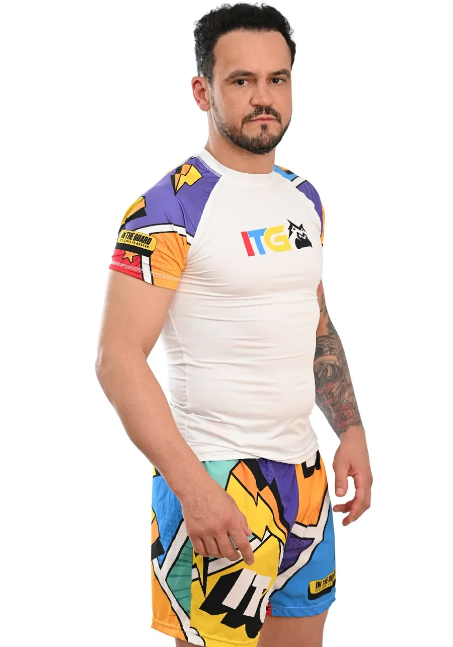 Rash Guard Masculina Colors Branca