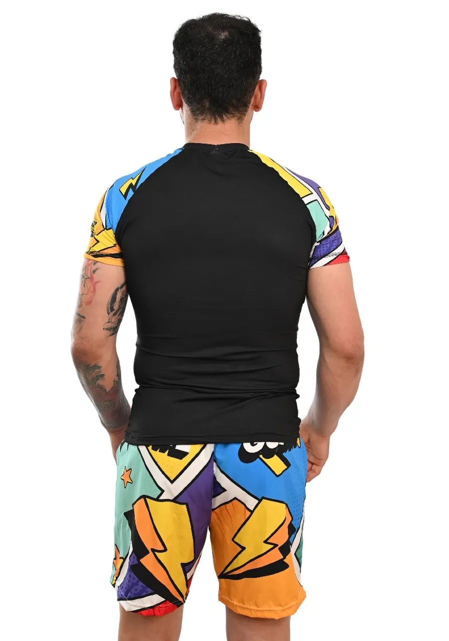 Rash Guard Masculina Colors Preta