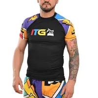 Rash Guard Masculina Colors Preta - imagem 3