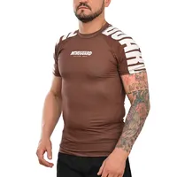 Rash Guard Masculina Cores Faixas Marrom - imagem 2