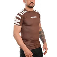 Rash Guard Masculina Cores Faixas Marrom - imagem 4