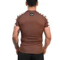 Rash Guard Masculina Cores Faixas Marrom - imagem 5