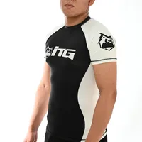 Rash Guard Masculina ITG Manga Curta Branca - imagem 2