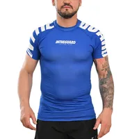 Rash Guard Masculina Cores Faixas Azul - imagem 3