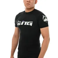 Rash Guard Masculina ITG Manga Curta Preta - imagem 2