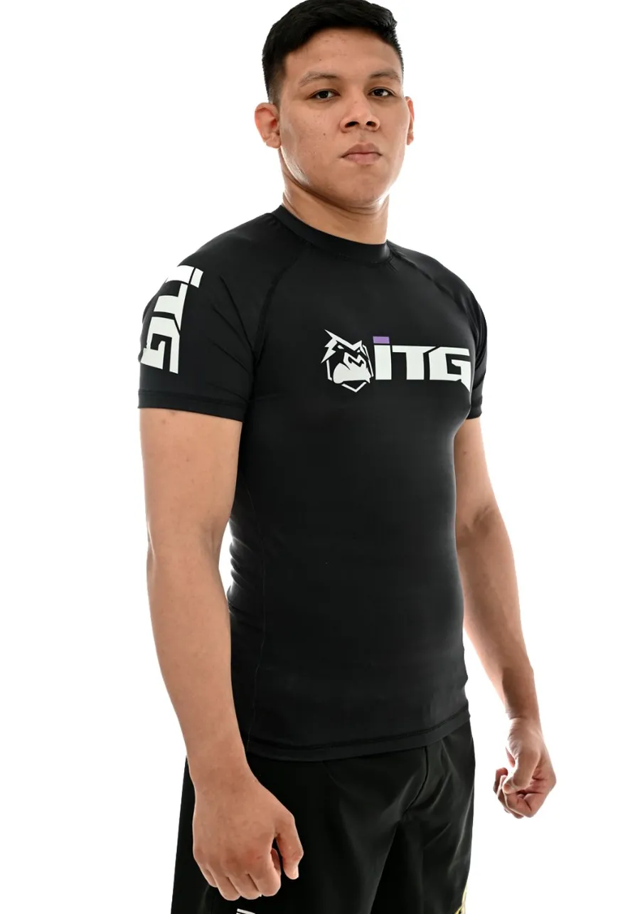 Rash Guard Masculina ITG Manga Curta Preta
