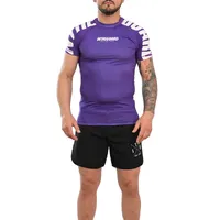 Rash Guard Masculina Cores Faixas Roxa - imagem 1