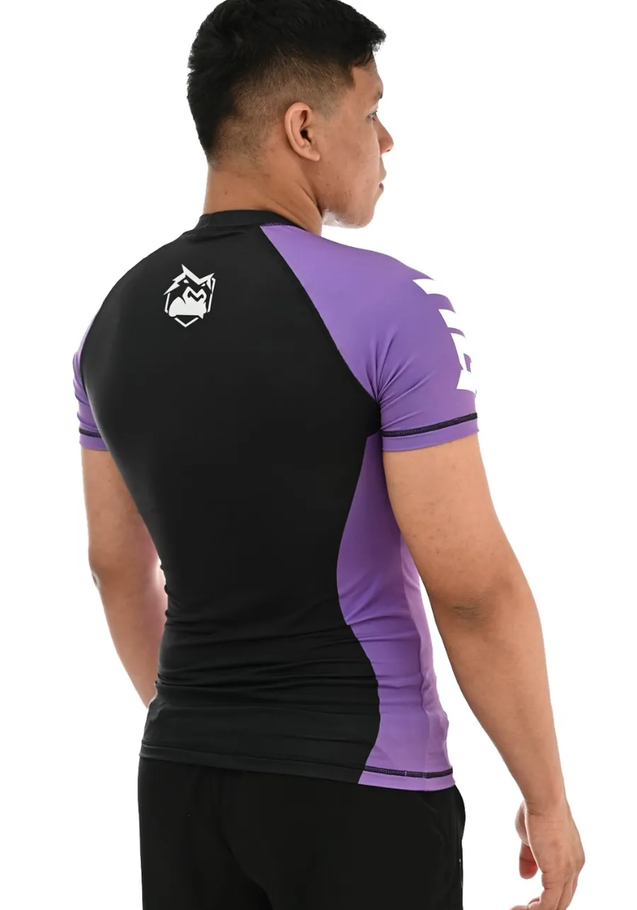 Rash Guard Masculina ITG Manga Curta Roxa