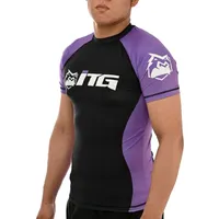 Rash Guard Masculina ITG Manga Curta Roxa - imagem 2