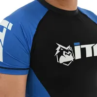 Rash Guard Masculina ITG Manga Curta Azul - imagem 5