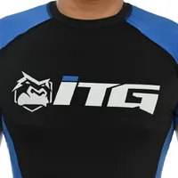 Rash Guard Masculina ITG Manga Curta Azul - imagem 3