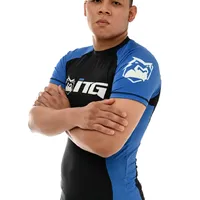 Rash Guard Masculina ITG Manga Curta Azul - imagem 6