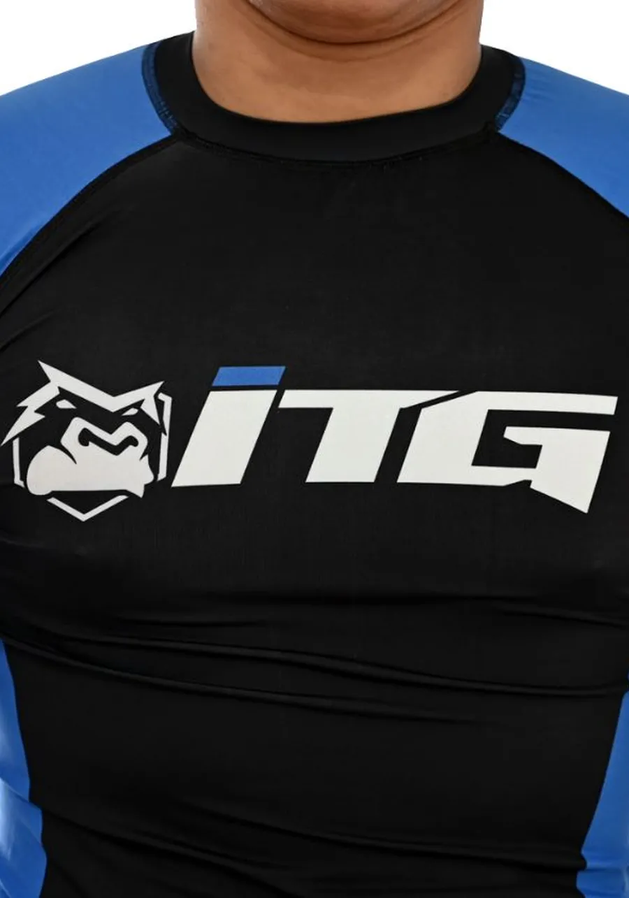 Rash Guard Masculina ITG Manga Longa Azul