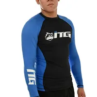 Rash Guard Masculina ITG Manga Longa Azul - imagem 4