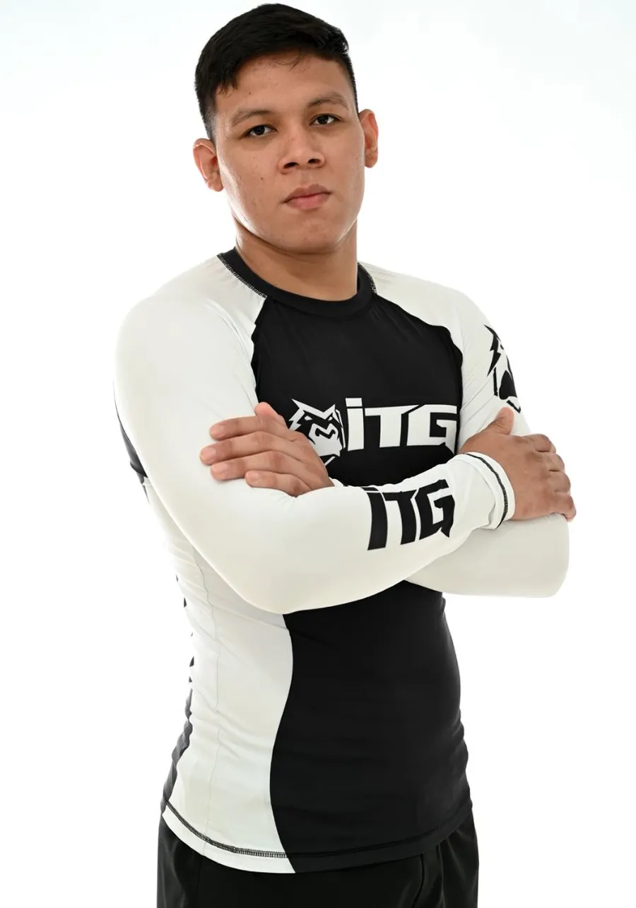Rash Guard Masculina ITG Manga Longa Branca