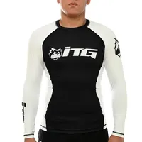 Rash Guard Masculina ITG Manga Longa Branca - imagem 1