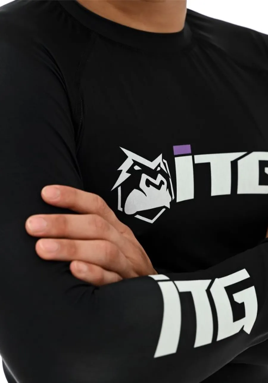 Rash Guard Masculina ITG Manga Longa Preta