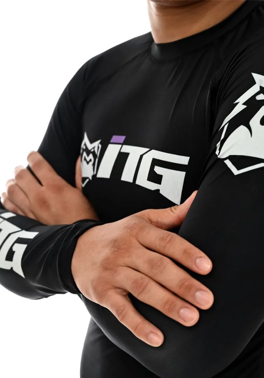 Rash Guard Masculina ITG Manga Longa Preta