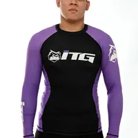 Rash Guard Masculina ITG Manga Longa Roxa - imagem 1