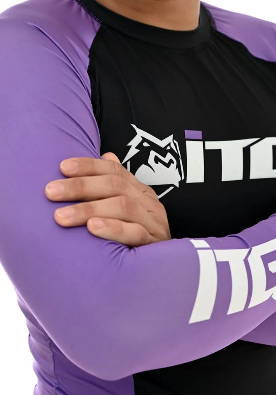 Rash Guard Masculina ITG Manga Longa Roxa