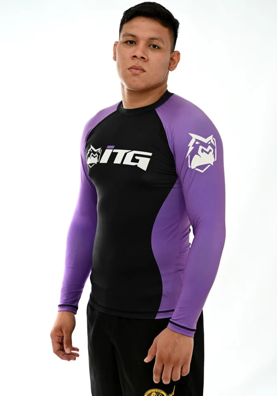Rash Guard Masculina ITG Manga Longa Roxa