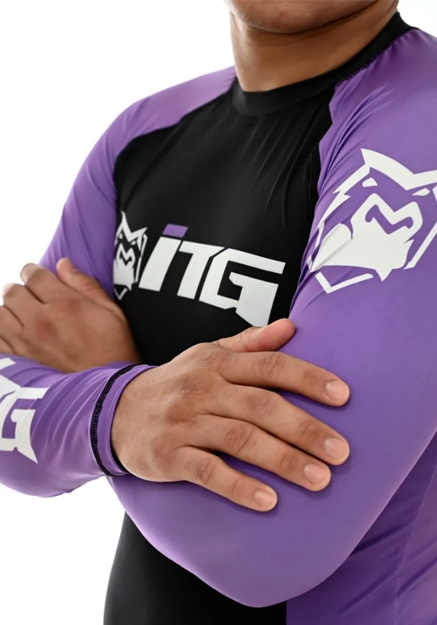 Rash Guard Masculina ITG Manga Longa Roxa
