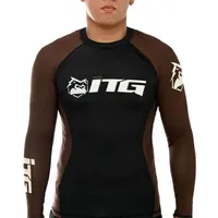 Rash Guard Masculina ITG Manga Longa Marrom - imagem 1