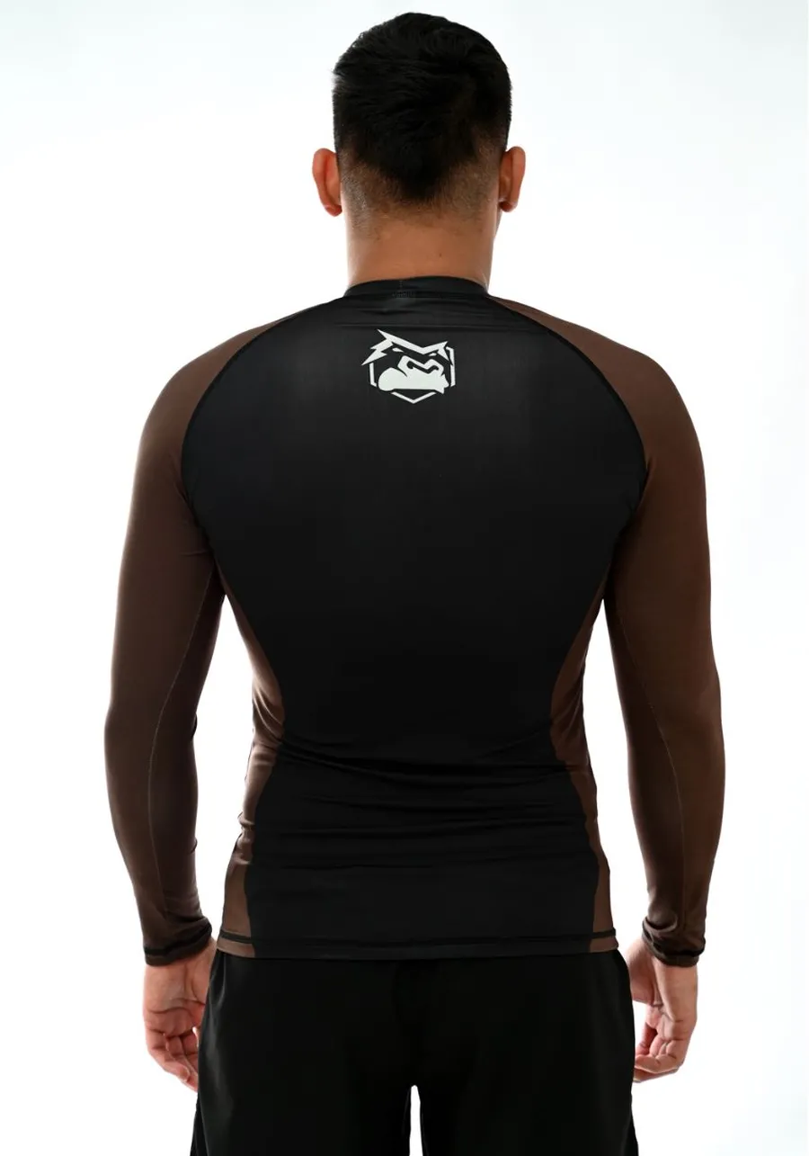 Rash Guard Masculina ITG Manga Longa Marrom