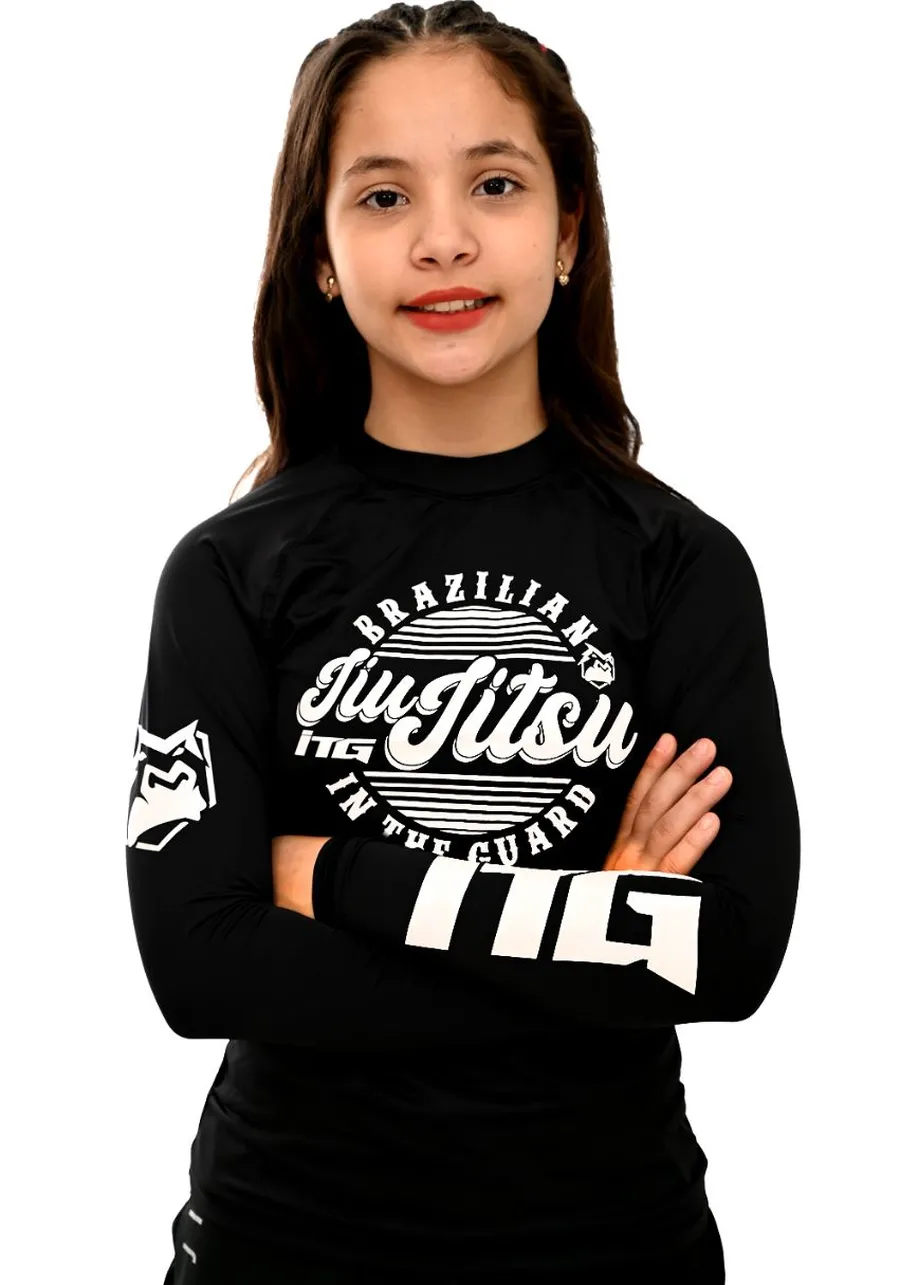 Rash Guard Infantil Feminina ITG Manga Longa