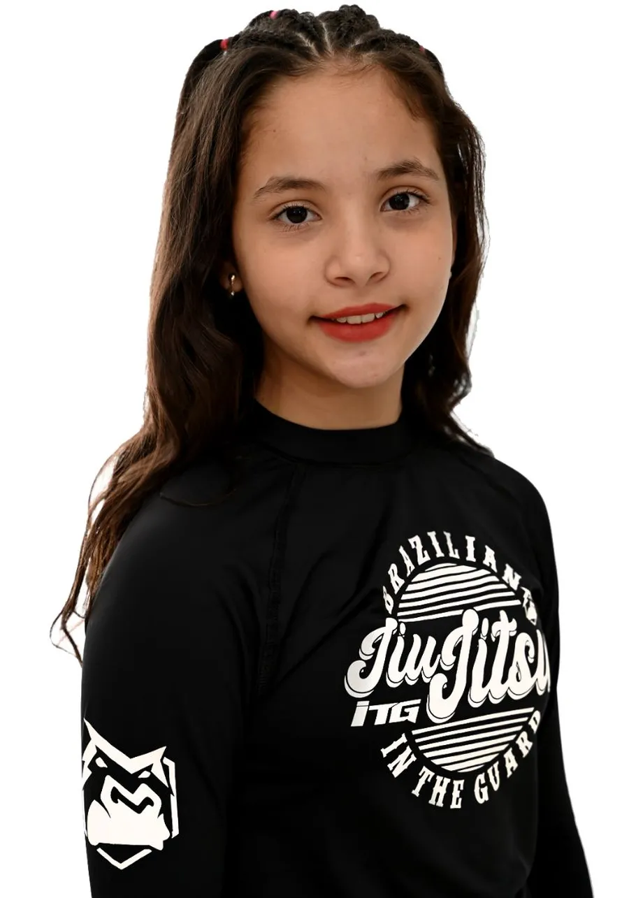 Rash Guard Infantil Feminina ITG Manga Longa