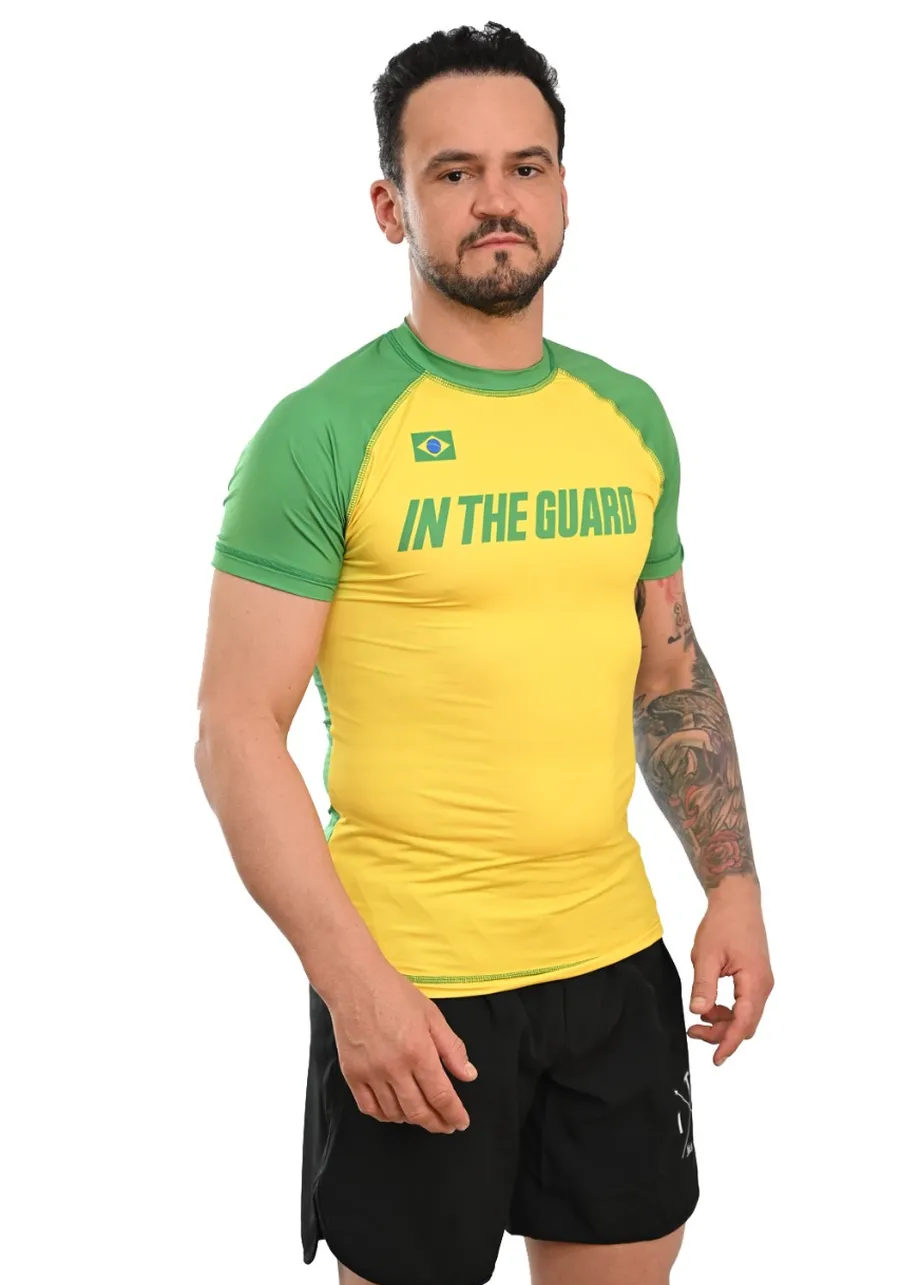 Rash Guard Masculina Seleção Amarelo