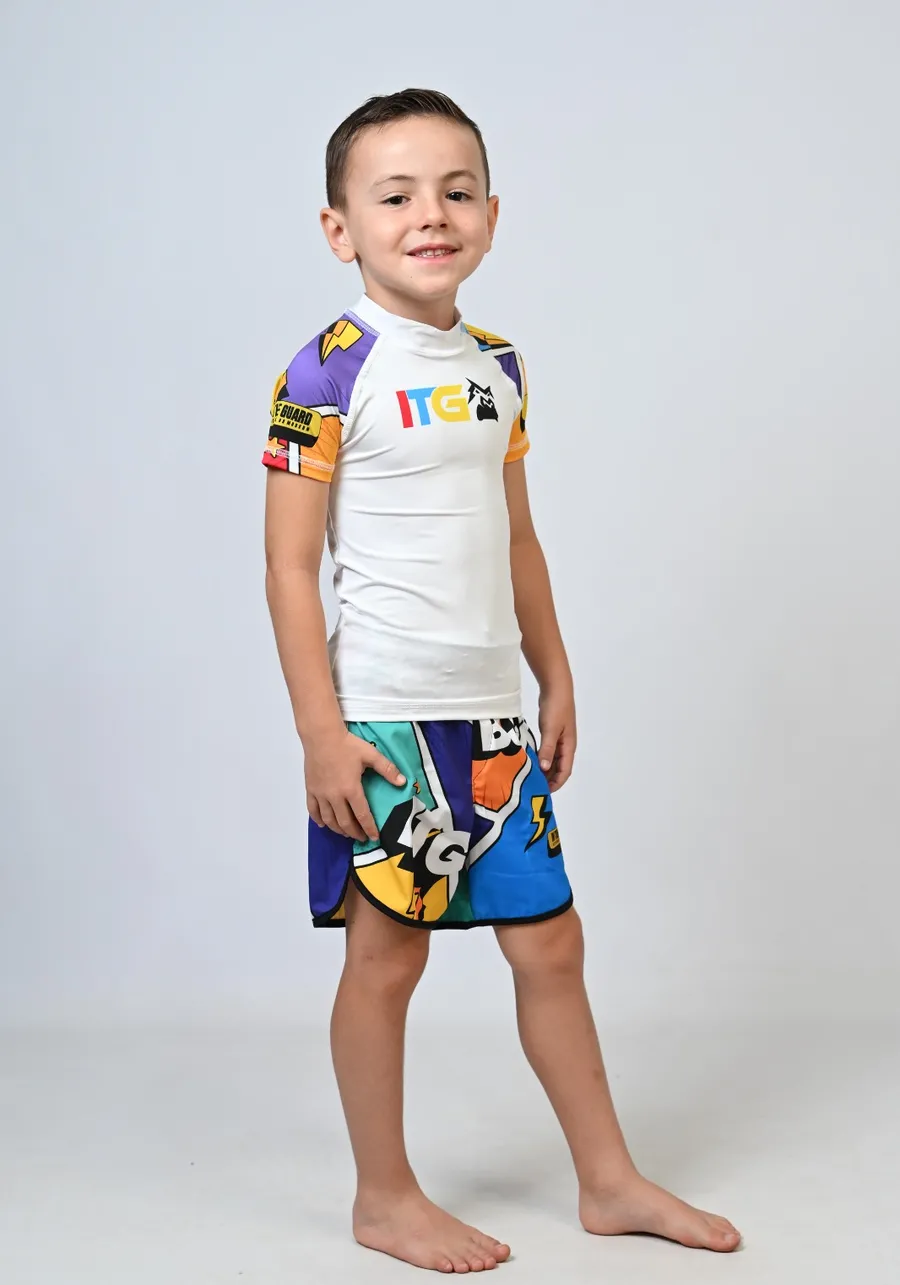 Bermuda Infantil Jiu-Jitsu Colors