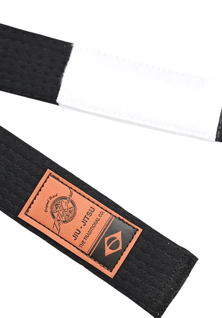 Faixa de Jiu Jitsu Premium Ponteira Branca