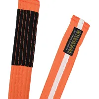 Faixa Jiu Jitsu Infantil Laranja com Listra Branca - imagem 1