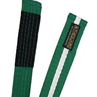 Faixa Jiu Jitsu Infantil Verde com Listra Branca - imagem 3