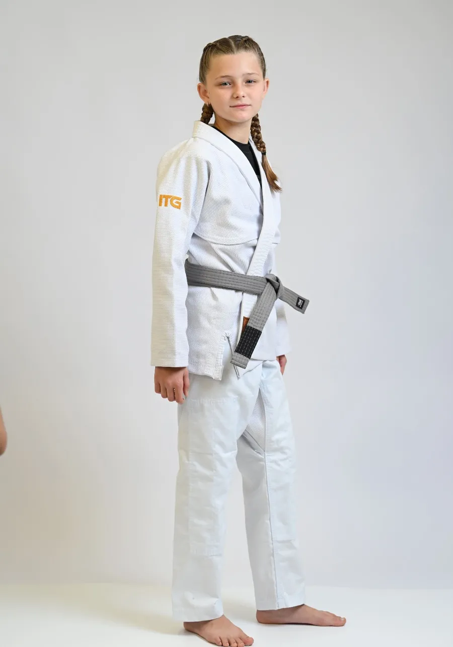 Kimono Infantil ITG Amazônia Jaguar Branco