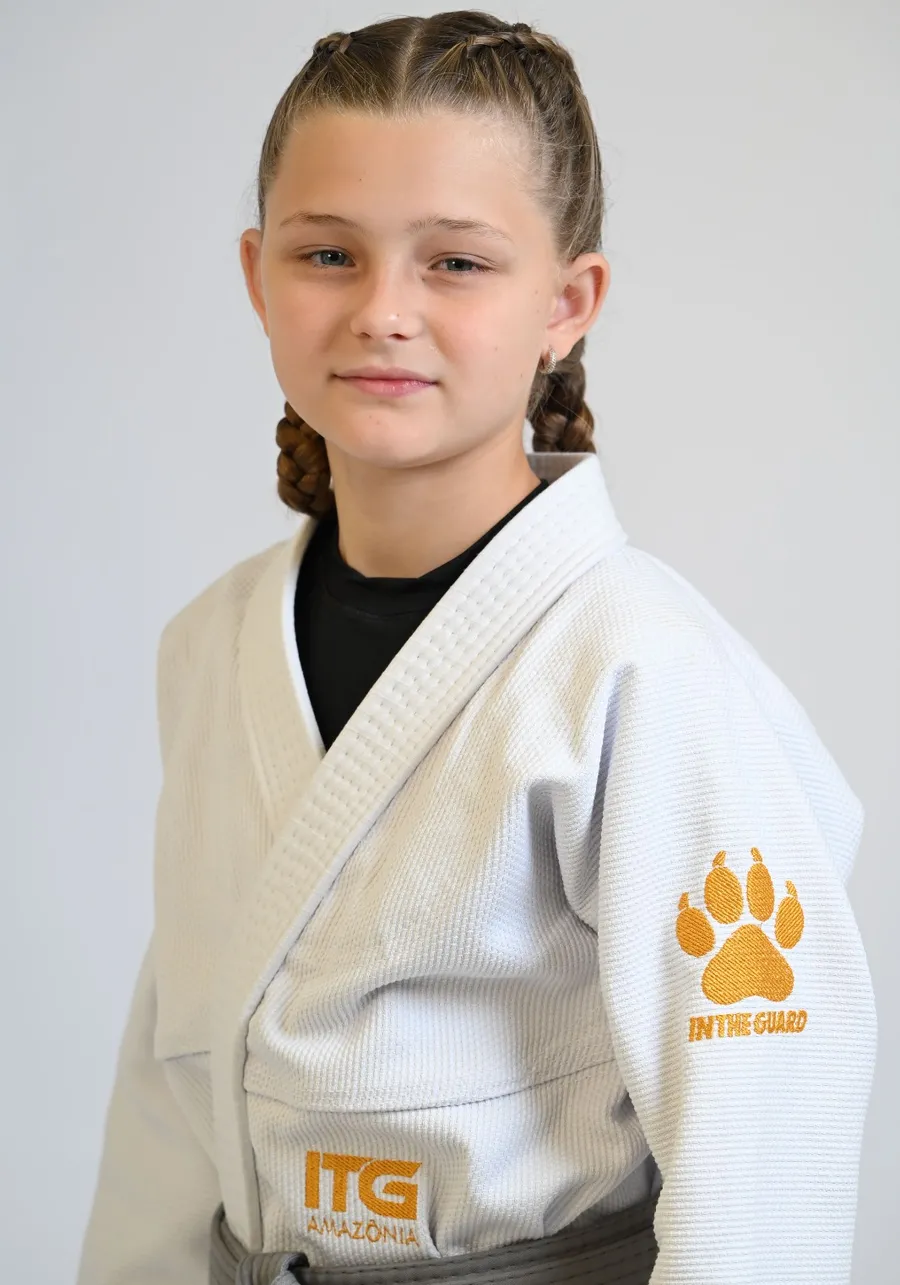 Kimono Infantil ITG Amazônia Jaguar Branco