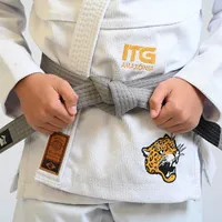 Kimono Infantil ITG Amazônia Jaguar Branco - imagem 6