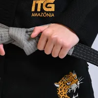 Kimono Infantil ITG Amazônia Jaguar Preto - imagem 4